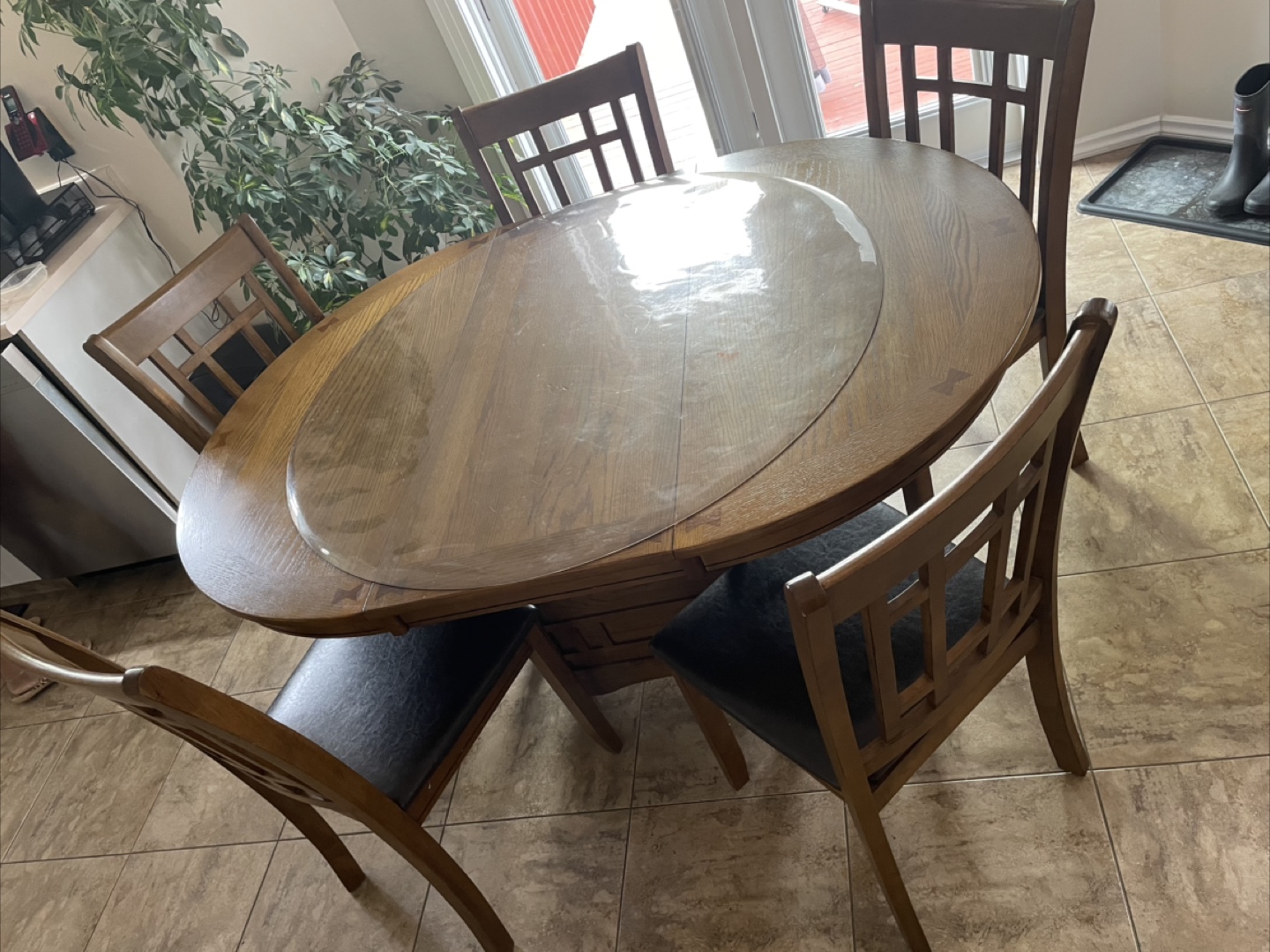 Dining Table Set with 5 Chairs - photo 2