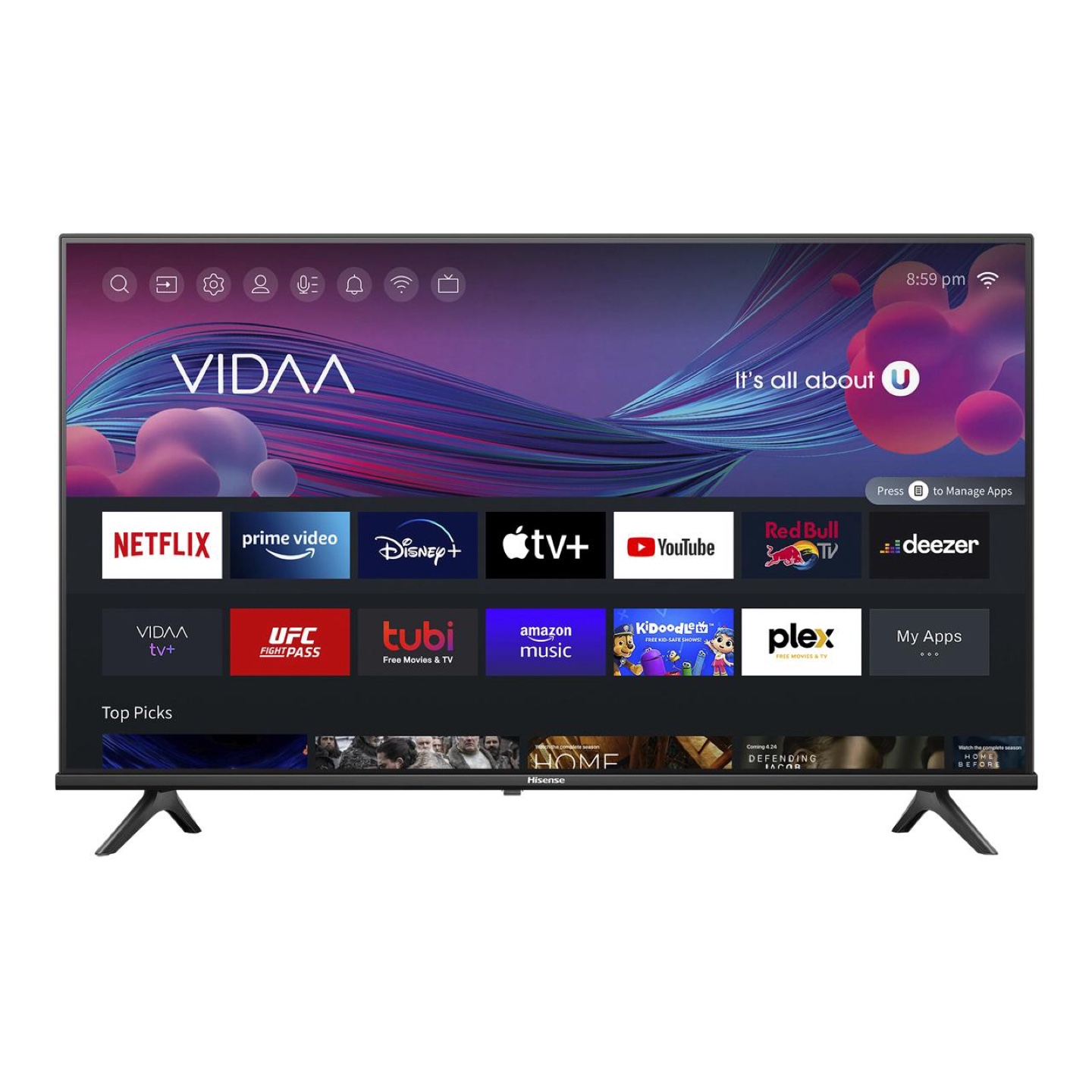 32” Hisense Roku 4K Smart TV