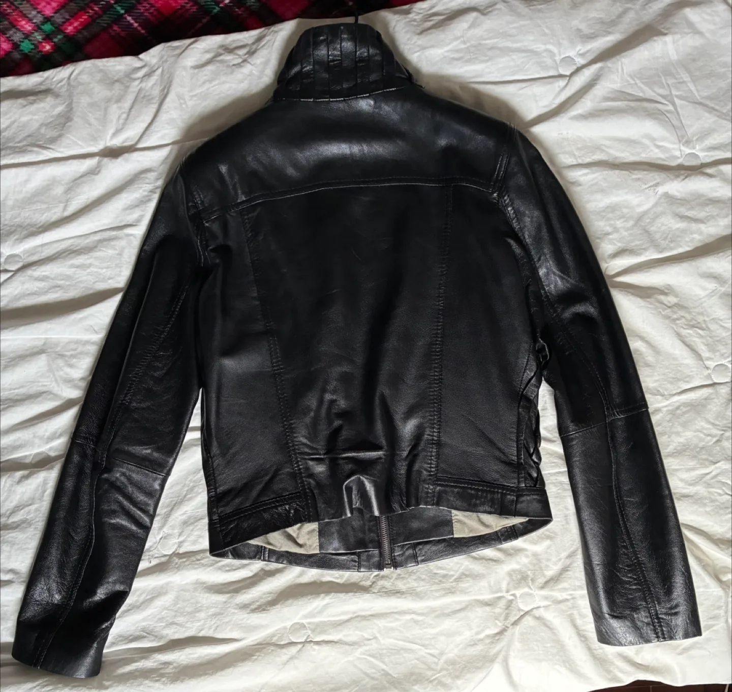 DANIER Black Leather Jacket image indicator(2)