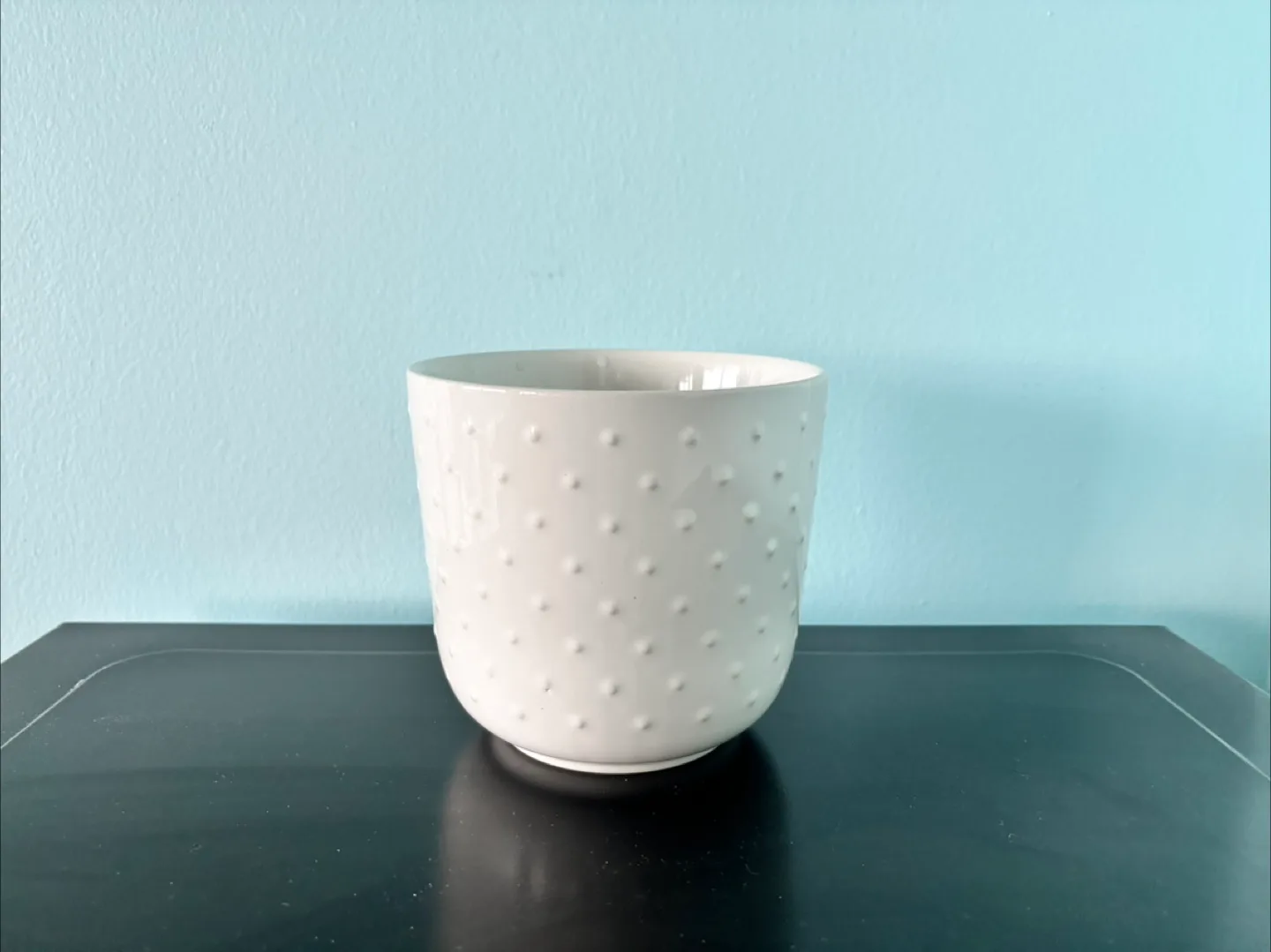 Sesamfron White Ceramic Planter Pot from Ikea image indicator(5)