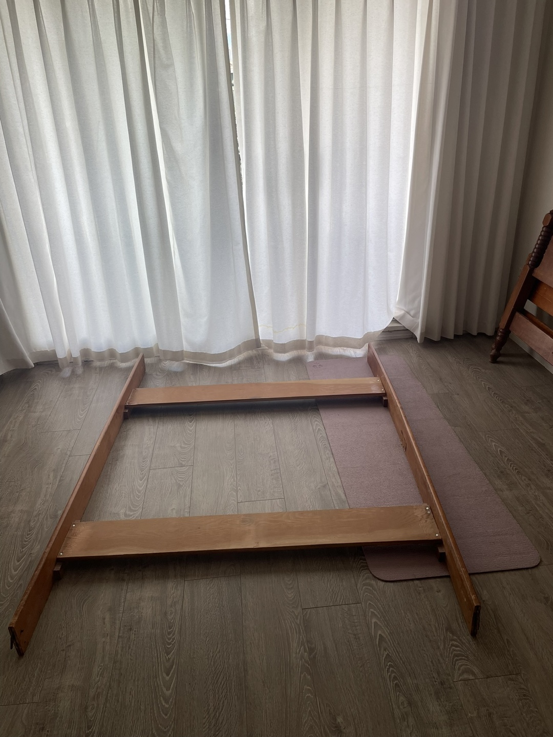 Wooden Double Bed Frame - photo 3