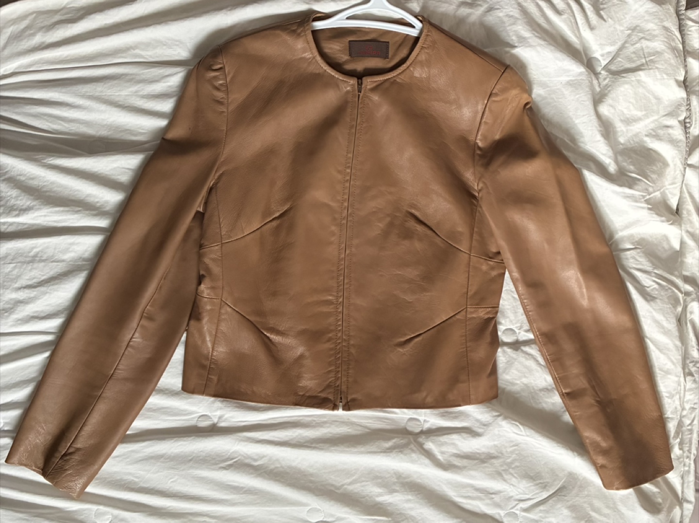 DANIER Tan Leather Jacket