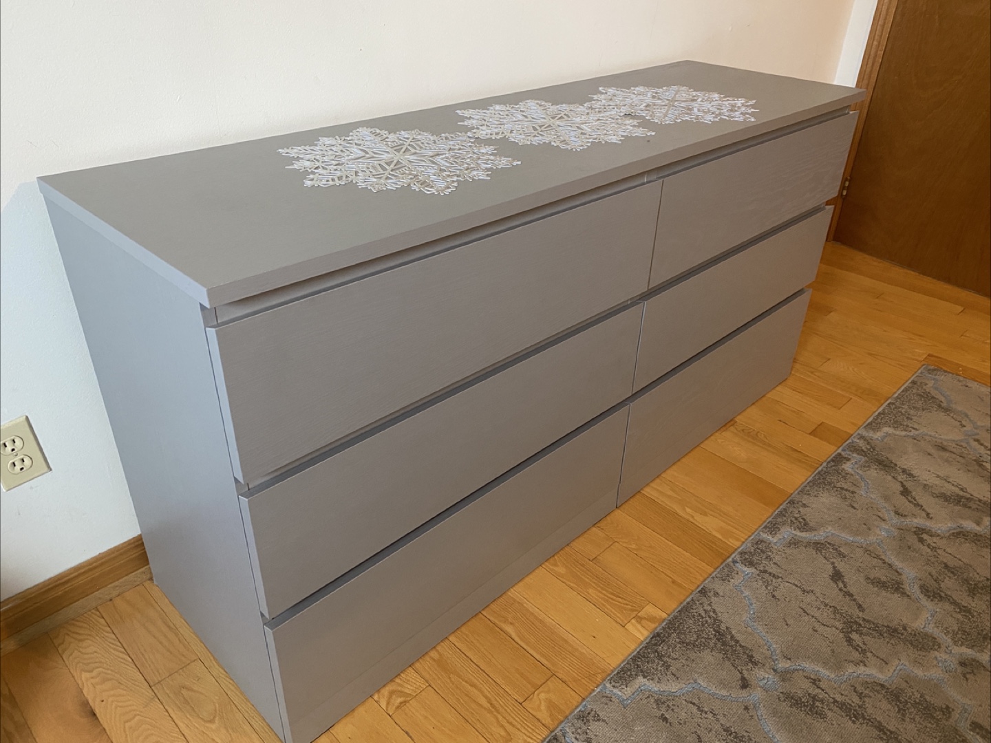 Grey Six-Drawer Dresser - photo 2