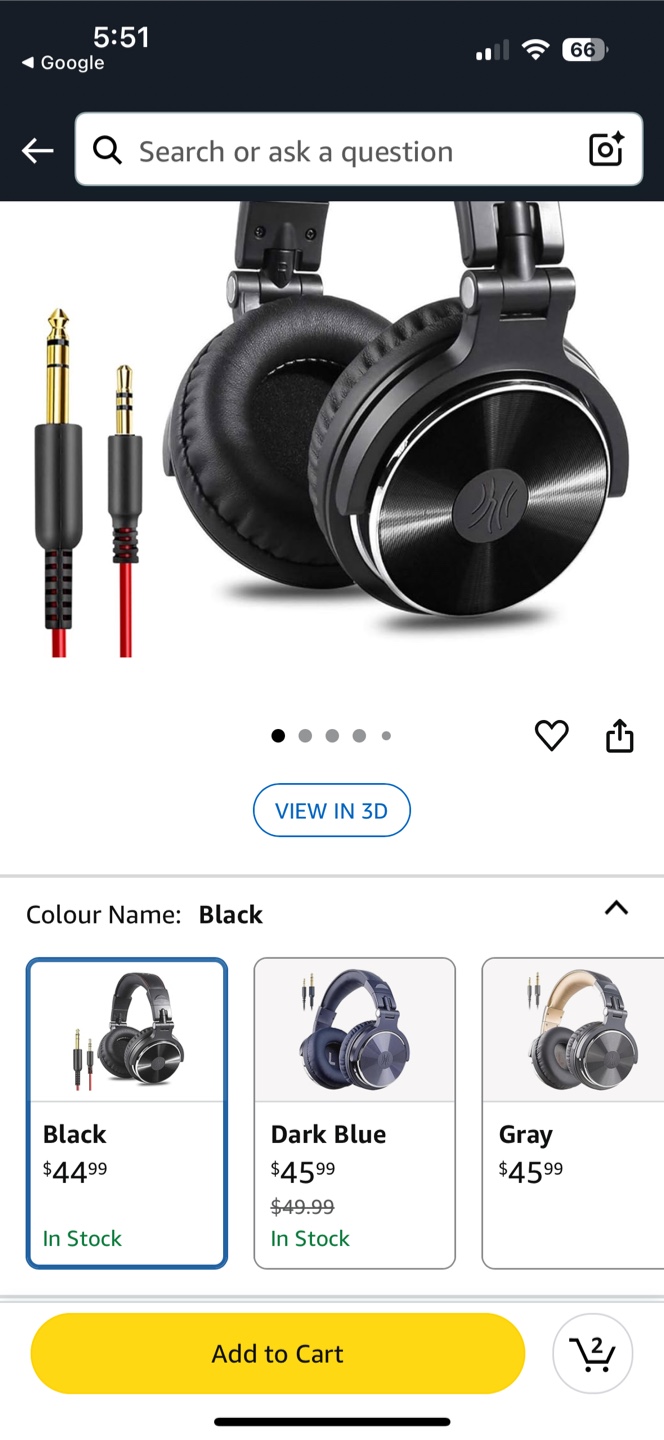 OneOdio Studio Pro 10 DJ Headphones