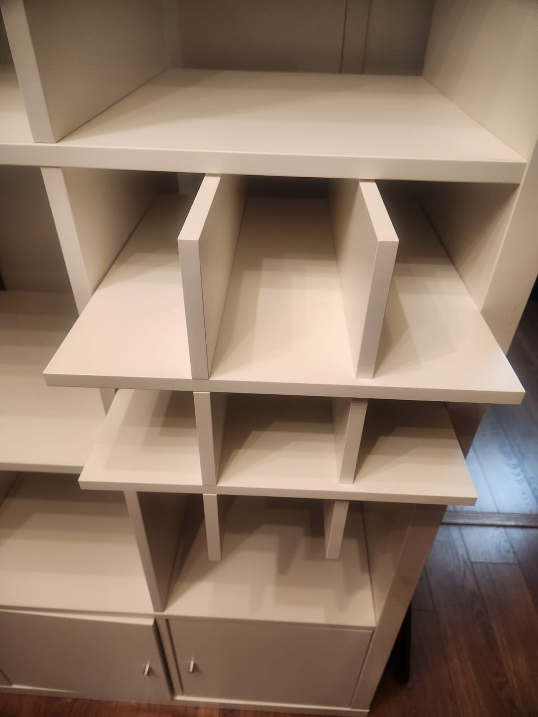 IKEA Kallax Shelving Unit with Wine Rack - photo 2
