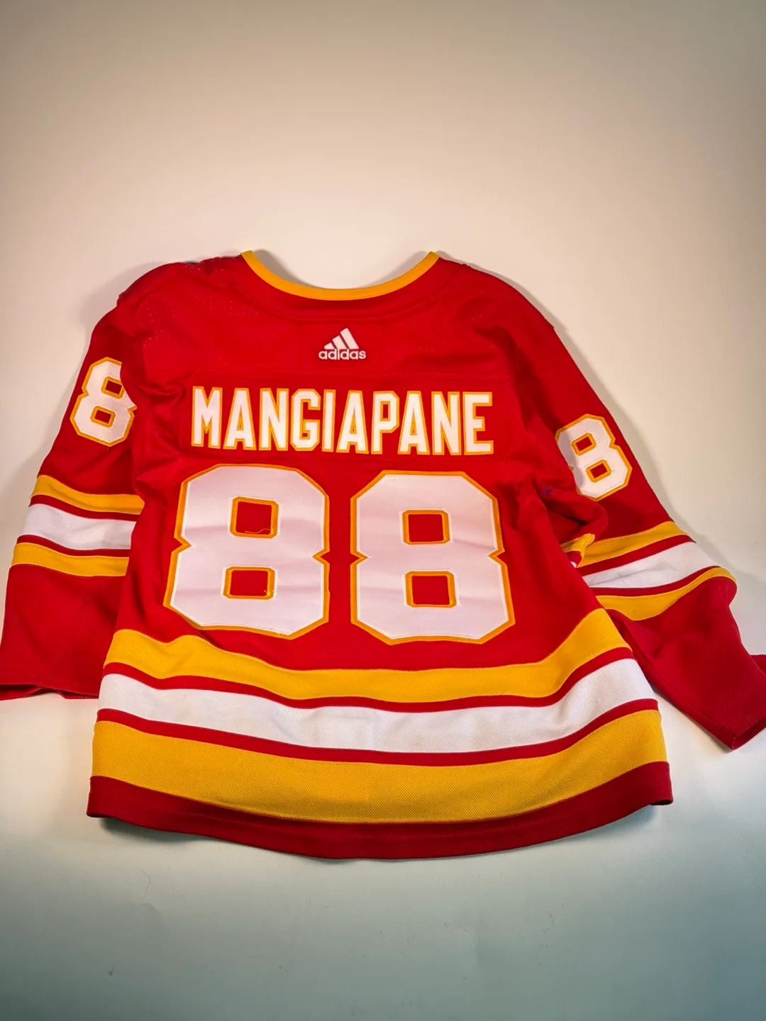 Adidas Calgary Flames #88 Mangiapane Authentic Jersey image indicator(3)