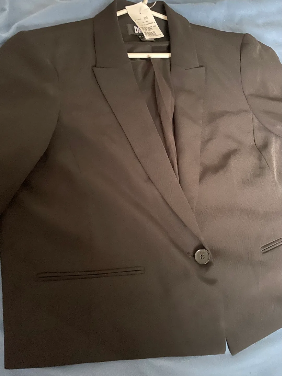 BNWT DKNY Black Blazer Size XL image indicator(4)