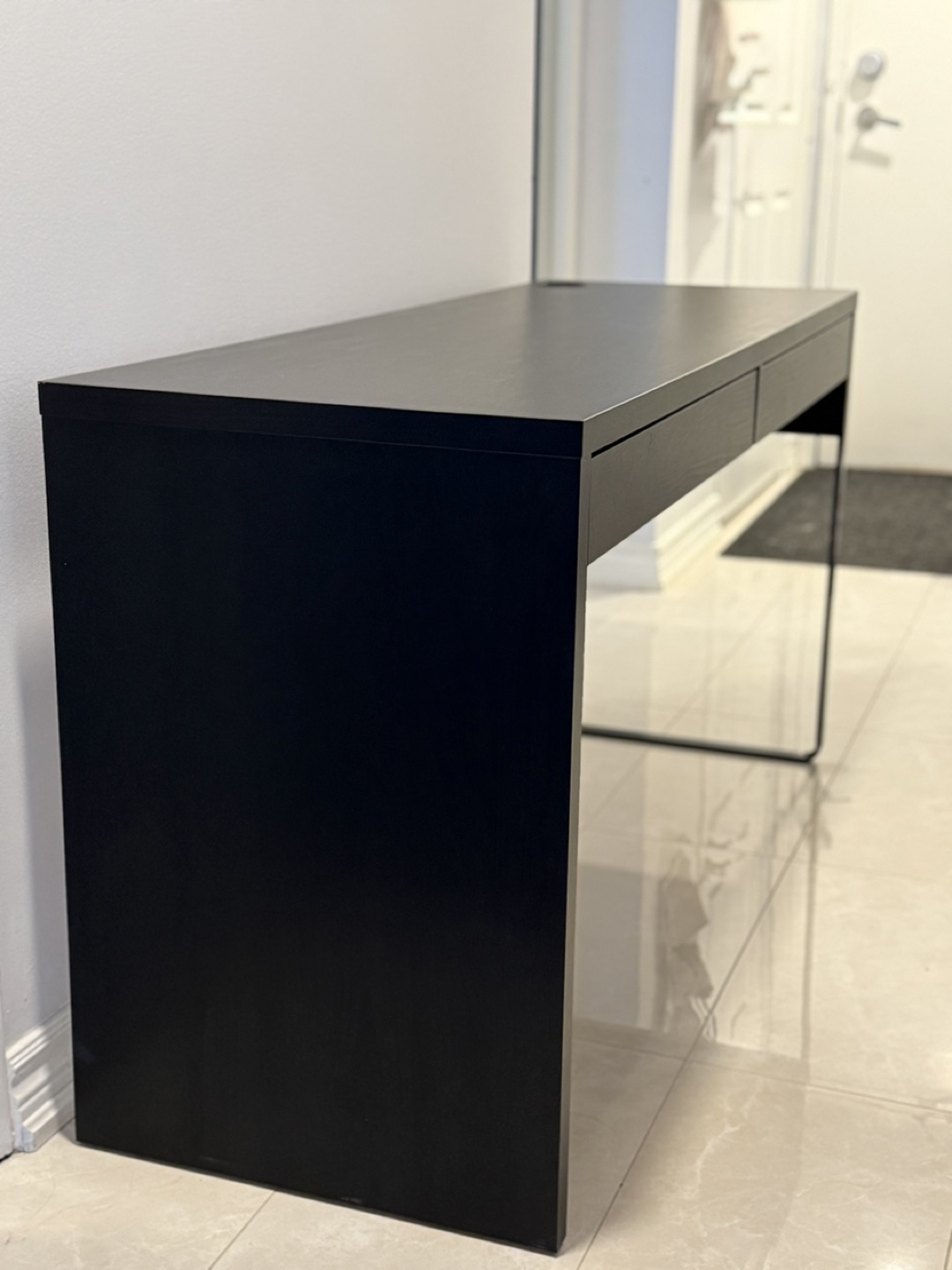 Black Desk with Two Drawers - photo 3