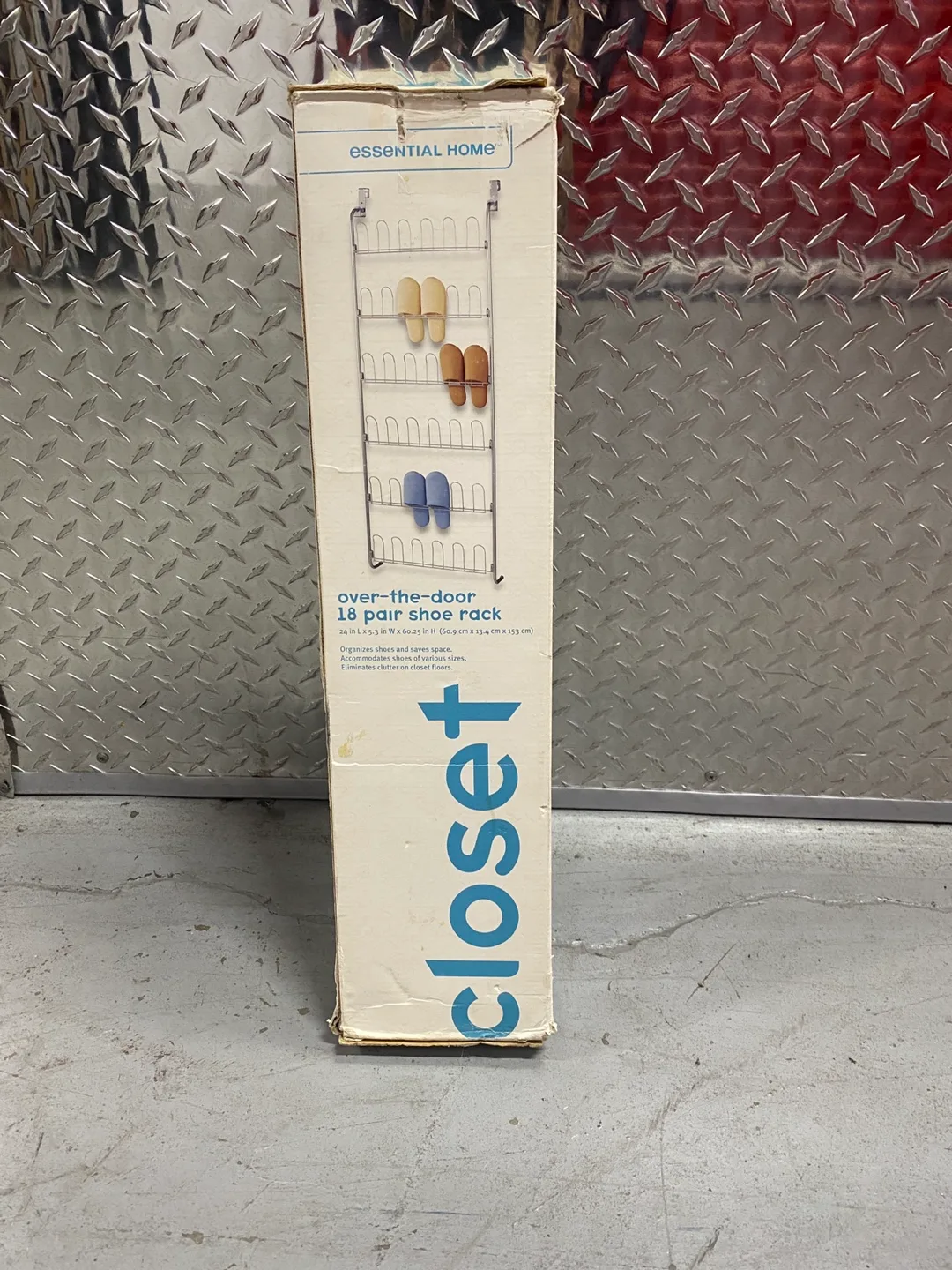 🥕Essential Home Closet 18-Pair Over-the-Door Shoe Rack image indicator(2)