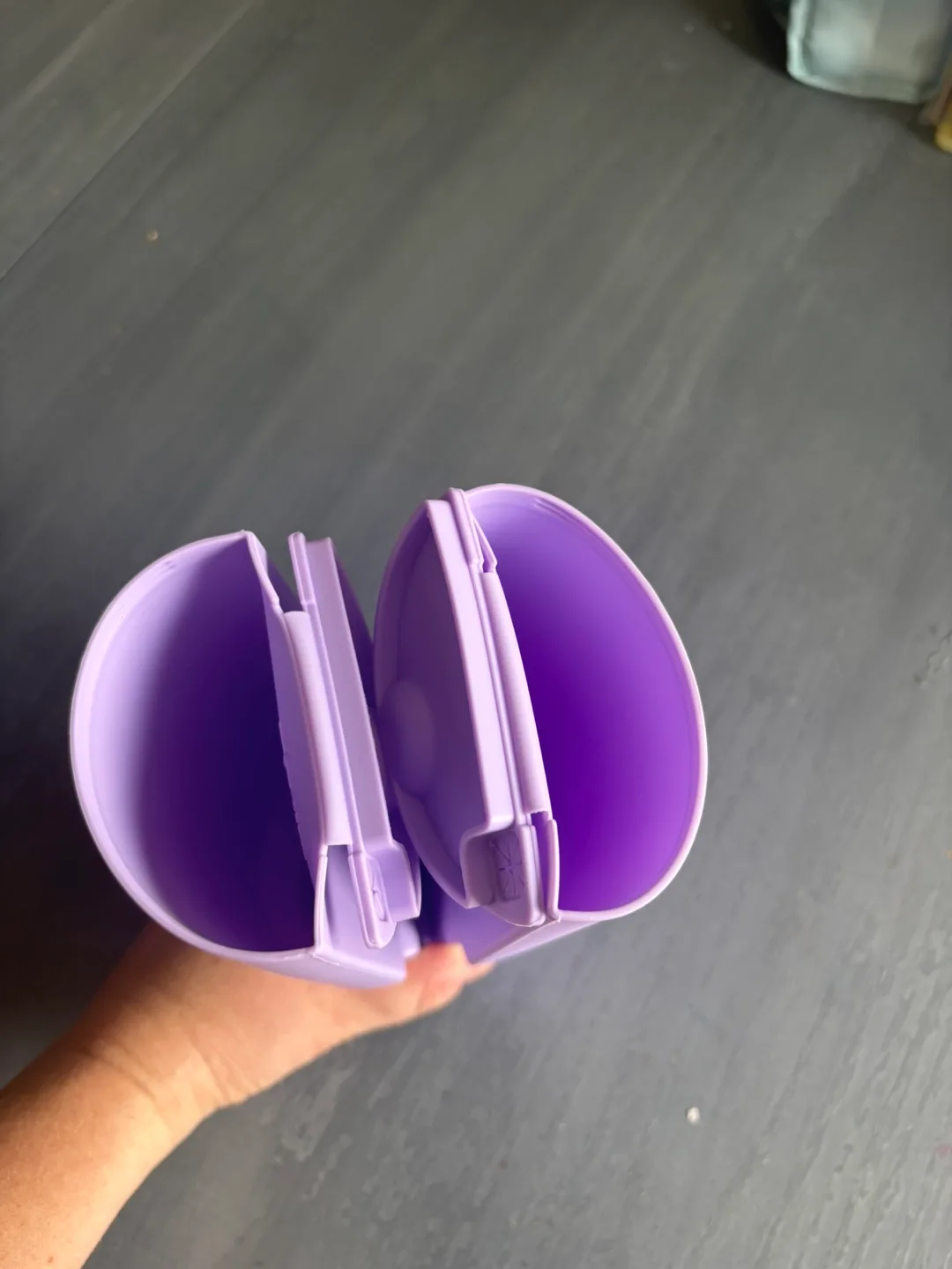 Pair of Purple Silicone Tumbler Sleeves image indicator(3)