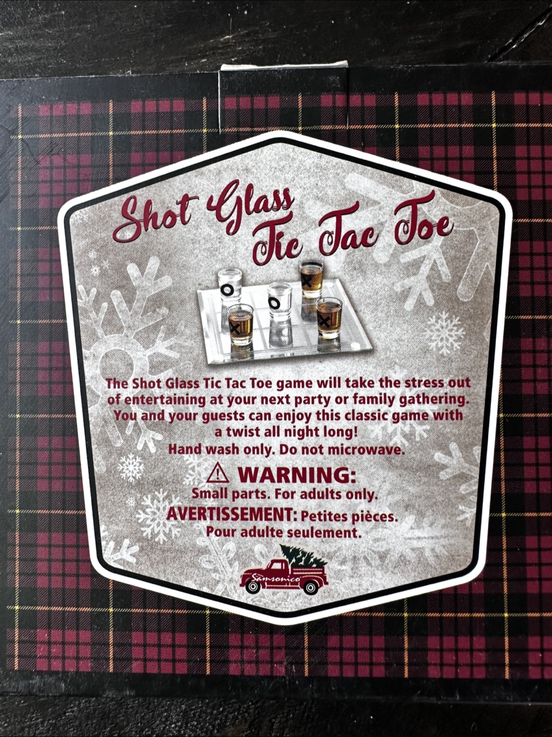 Shot Glass Tic Tac Toe Game - New in Box - photo 2