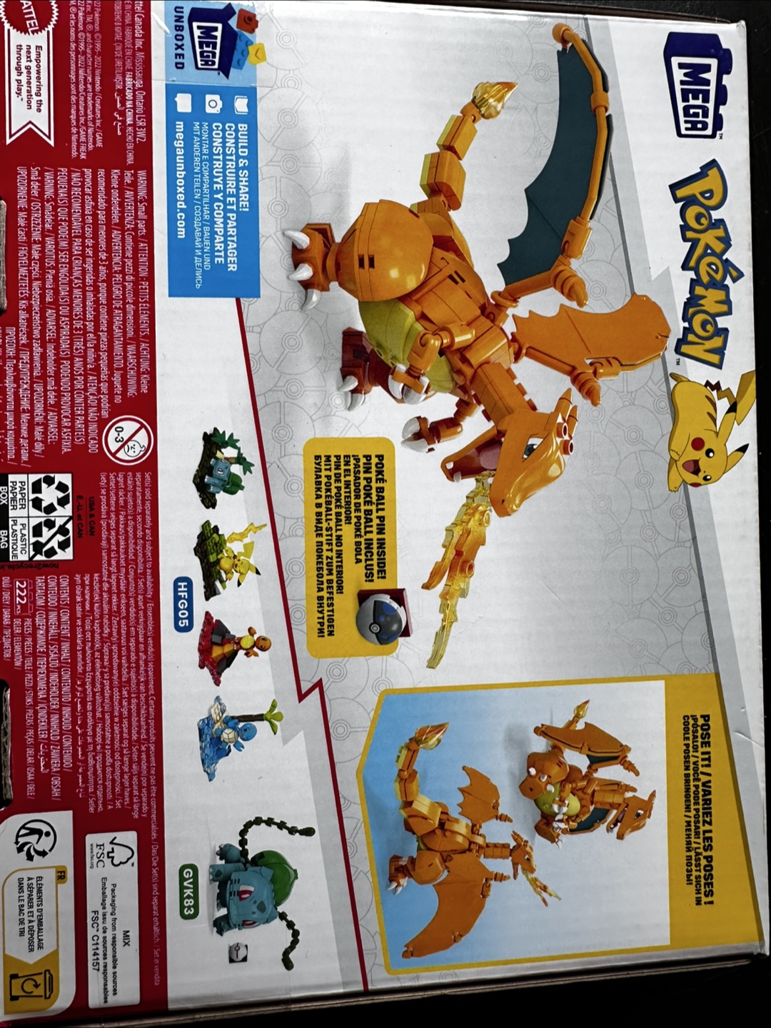 Mega Construx Pokémon Charizard Building Set - photo 2