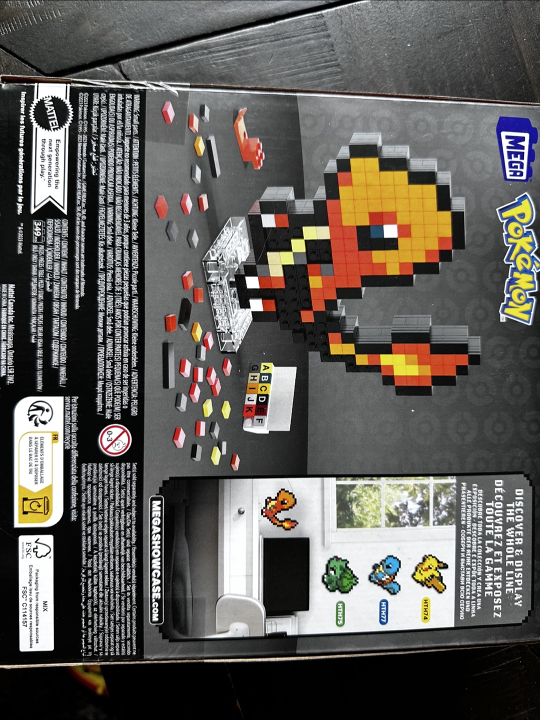 Mega Pokémon Charmander Pixel Art Building Set - photo 2