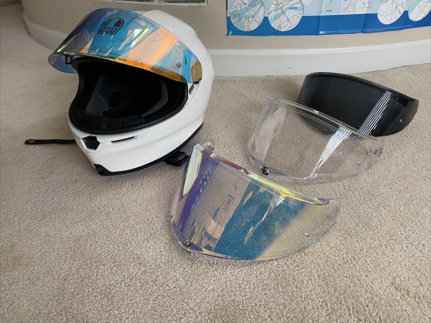 AGV K6s Helmet - White - Size L