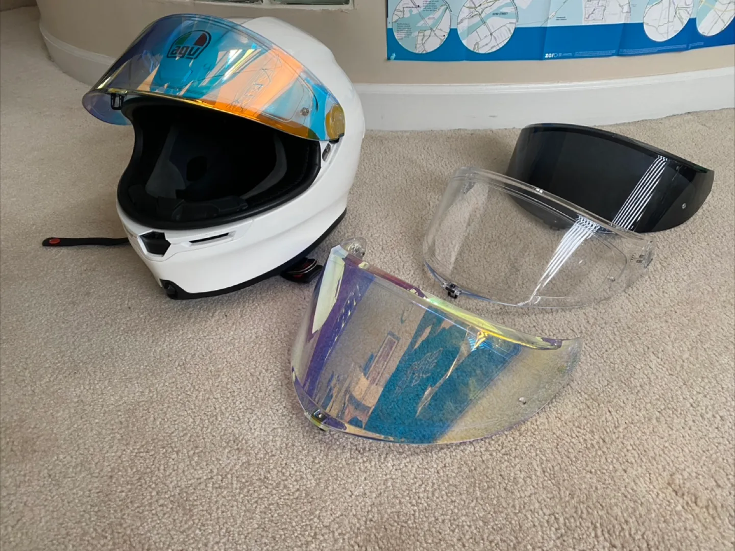 AGV K6s Helmet - White - Size L thumbnail