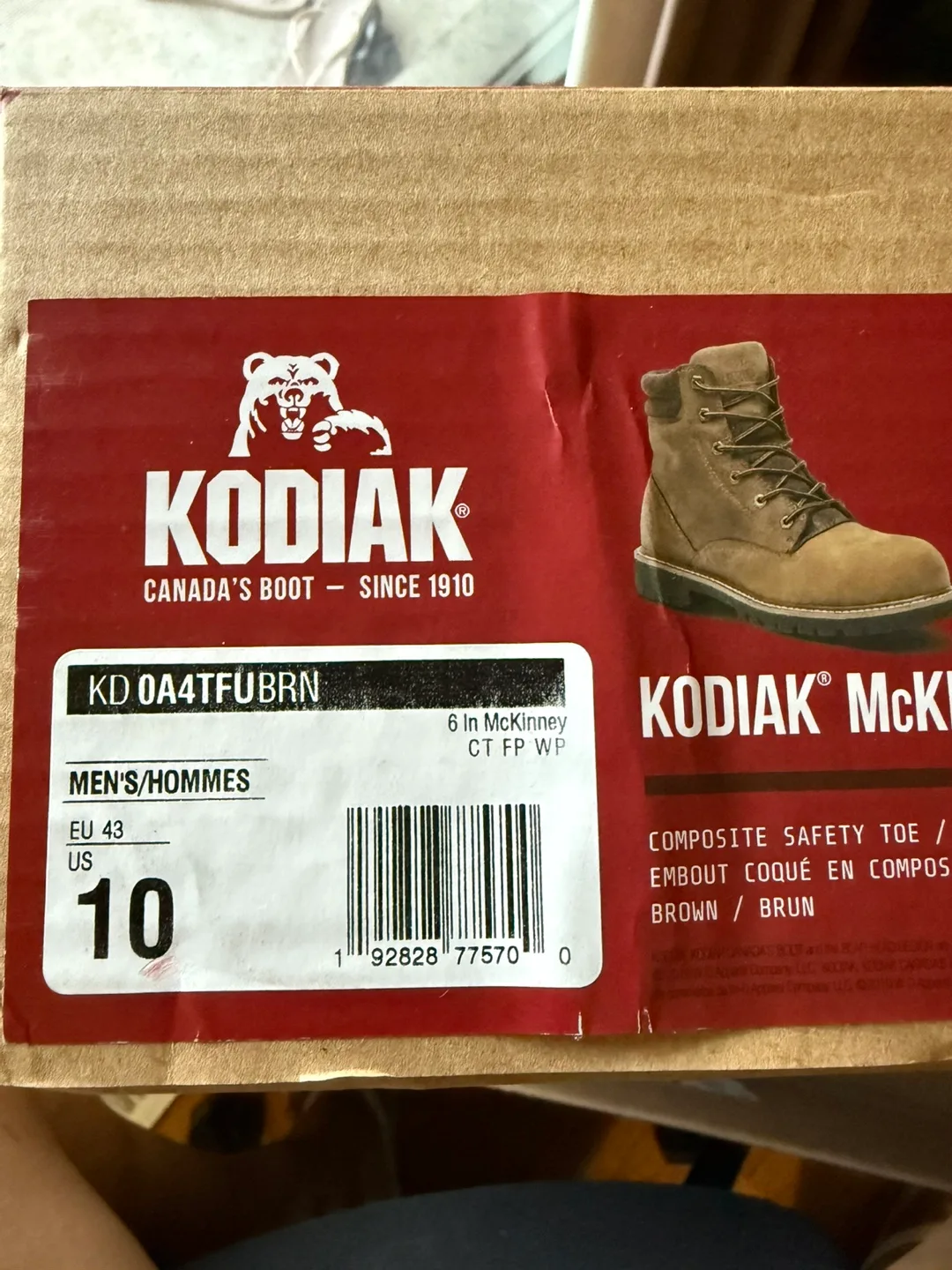 Kodiak Men's Mckinney 6" Waterproof Composite Toe thumbnail