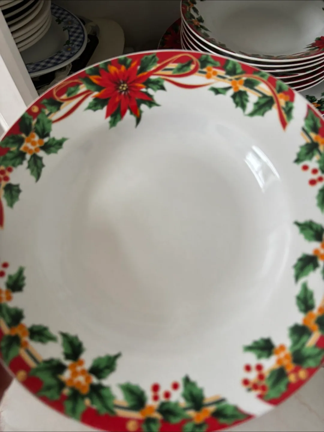 Christmas Dinnerware Set - 12 Bowls + More! image indicator(3)