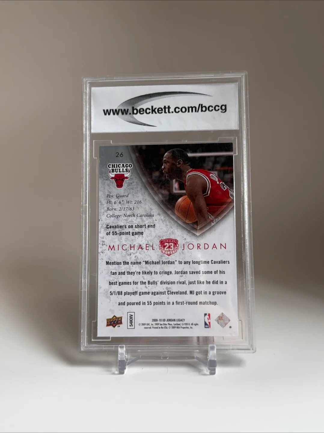 10 Upper Deck Michael Jordan beckett grade 10 image indicator(2)