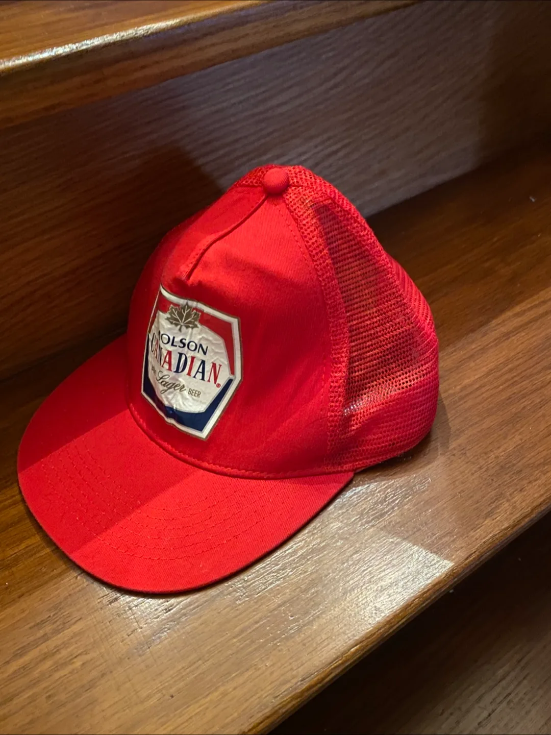 Vintage Molson Canadian Beer Trucker Hat image indicator(2)