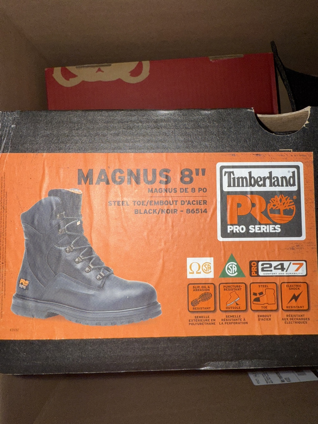 Timberland Pro Series Magnus 8" Steel Toe Boots