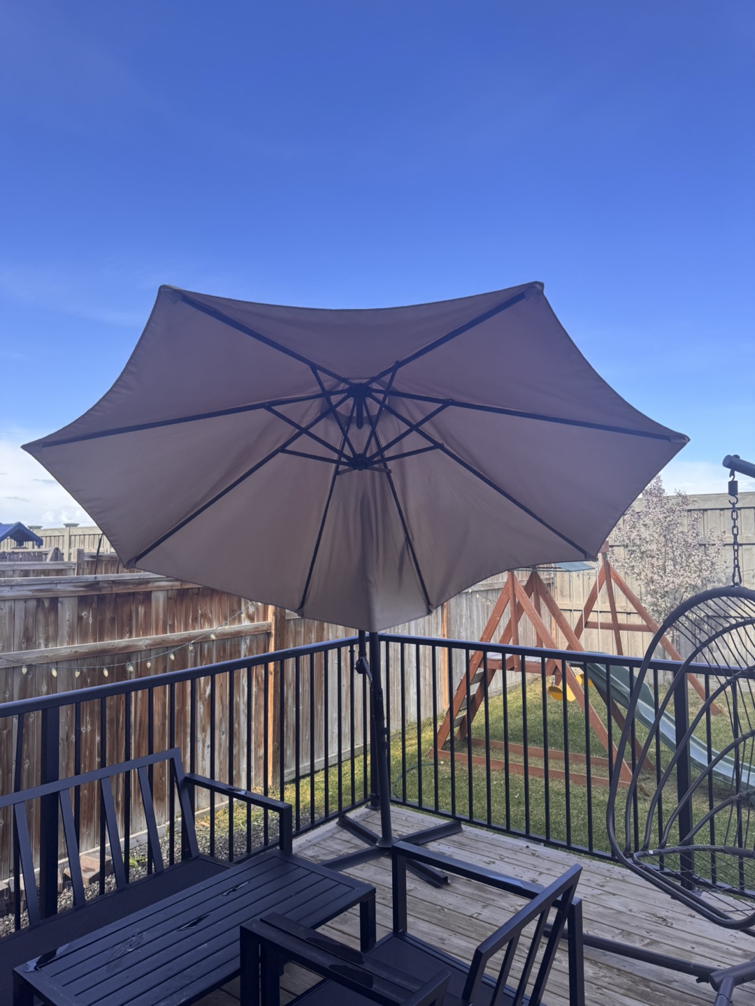 Cantilever Patio Umbrella - Beige