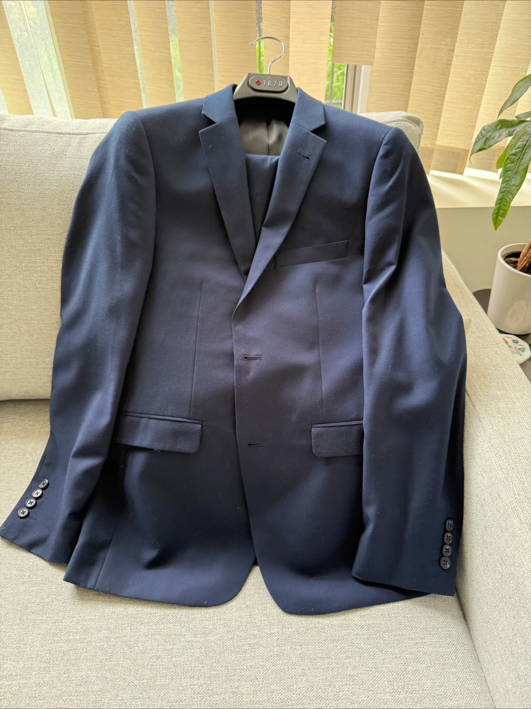 1670 Boy’s Navy Blue Suit image indicator(2)