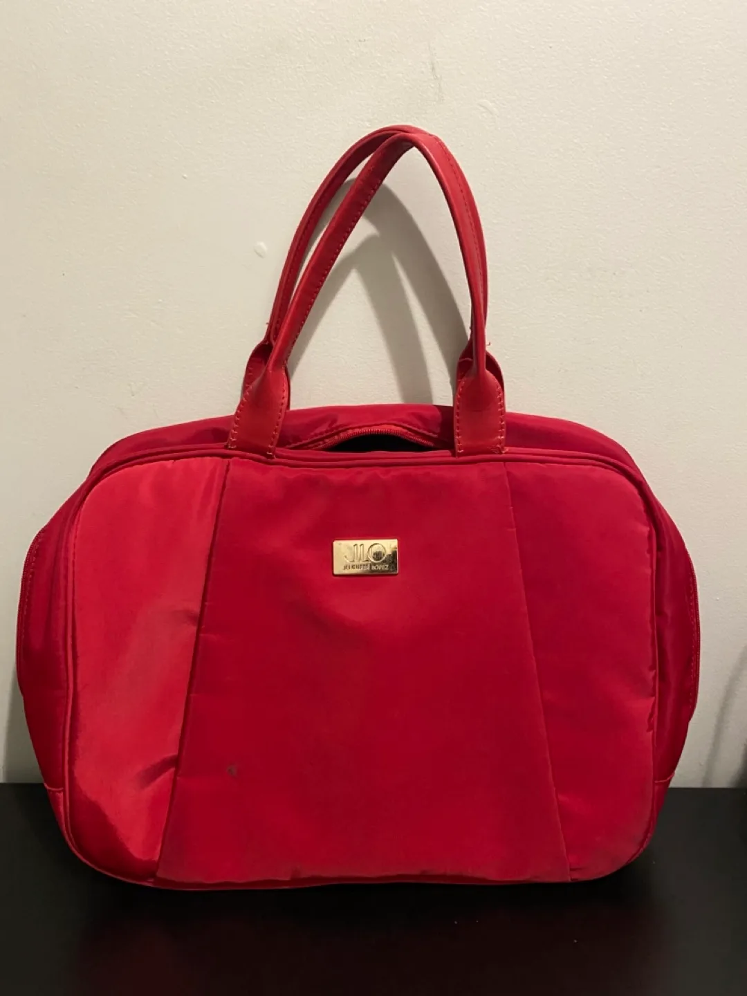 🏒Jennifer Lopez Red Handbag/Tote bag thumbnail