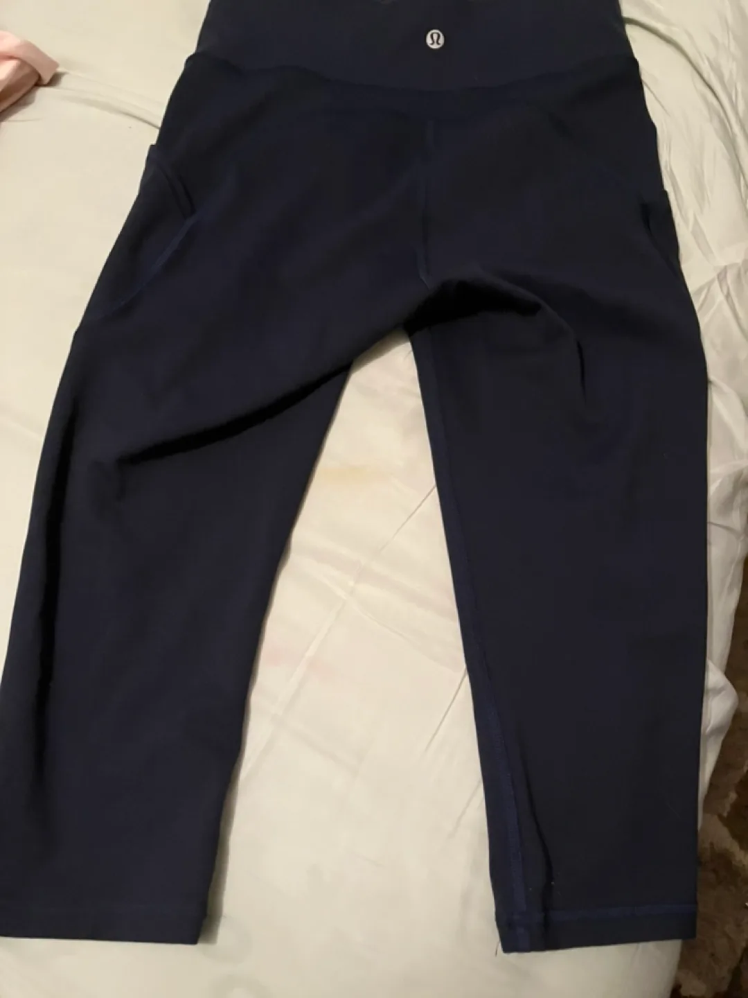 Lululemon Navy Blue Crop Leggings image indicator(2)