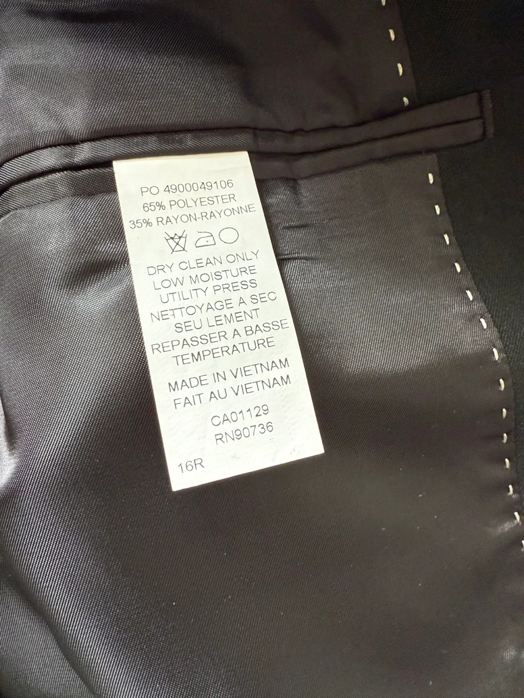 Michael Kors Boy’s Black Blazer image indicator(3)