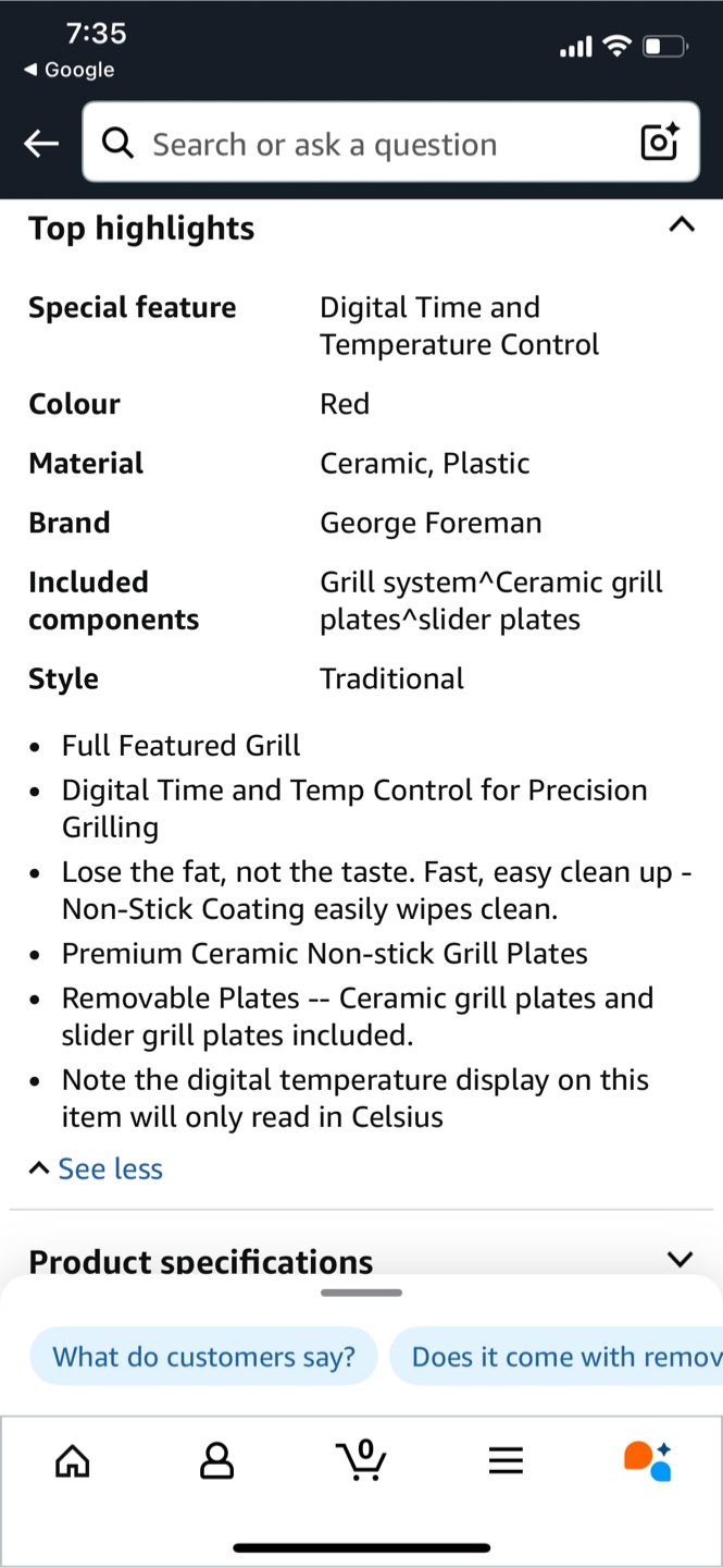 George Foreman Evolve 3-in-1 Digital Grill - photo 2