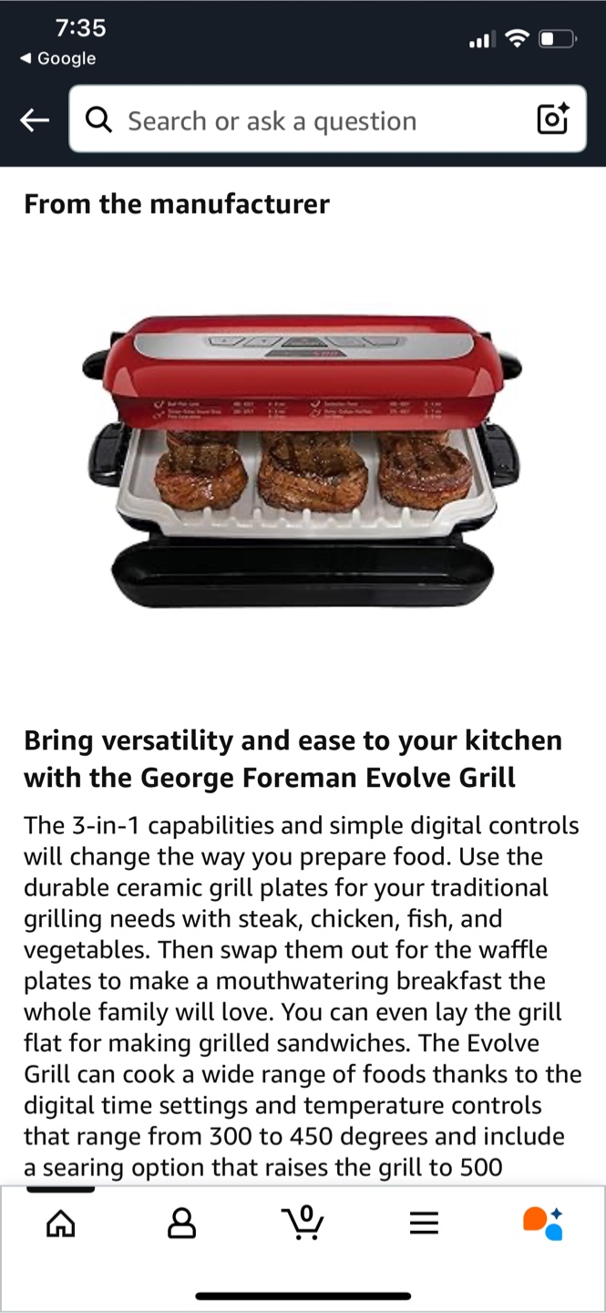 George Foreman Evolve 3-in-1 Digital Grill - photo 4