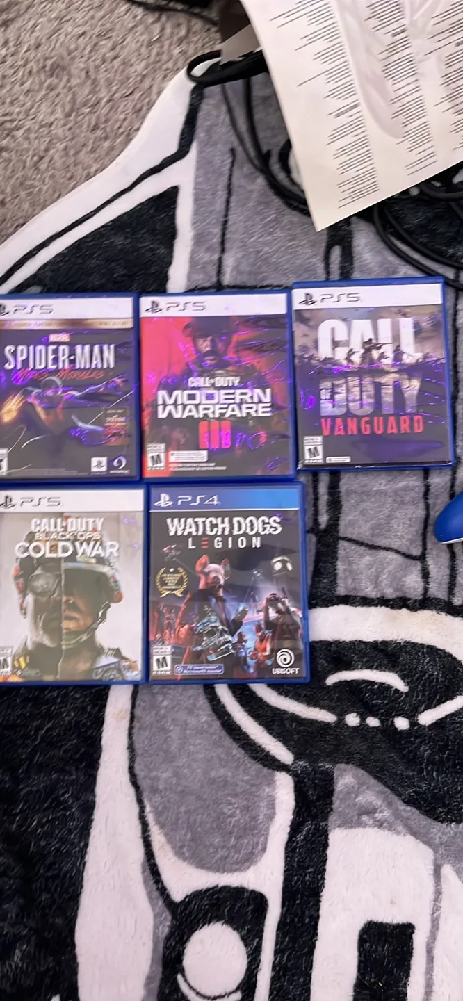 PS5 and ps4 games thumbnail
