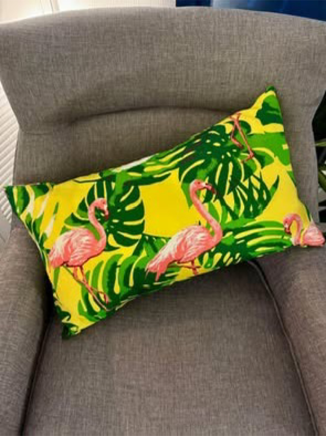 Cushion Outdoor/Indoor - Tropical Flamingo🦩- Brand New