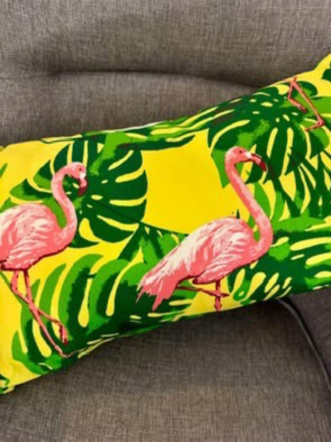 Cushion Outdoor/Indoor - Tropical Flamingo🦩- Brand New - photo 2