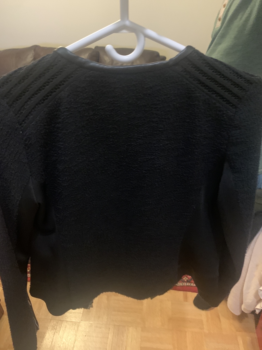 Calvin Klein Black Tweed Jacket Size 2 - photo 2