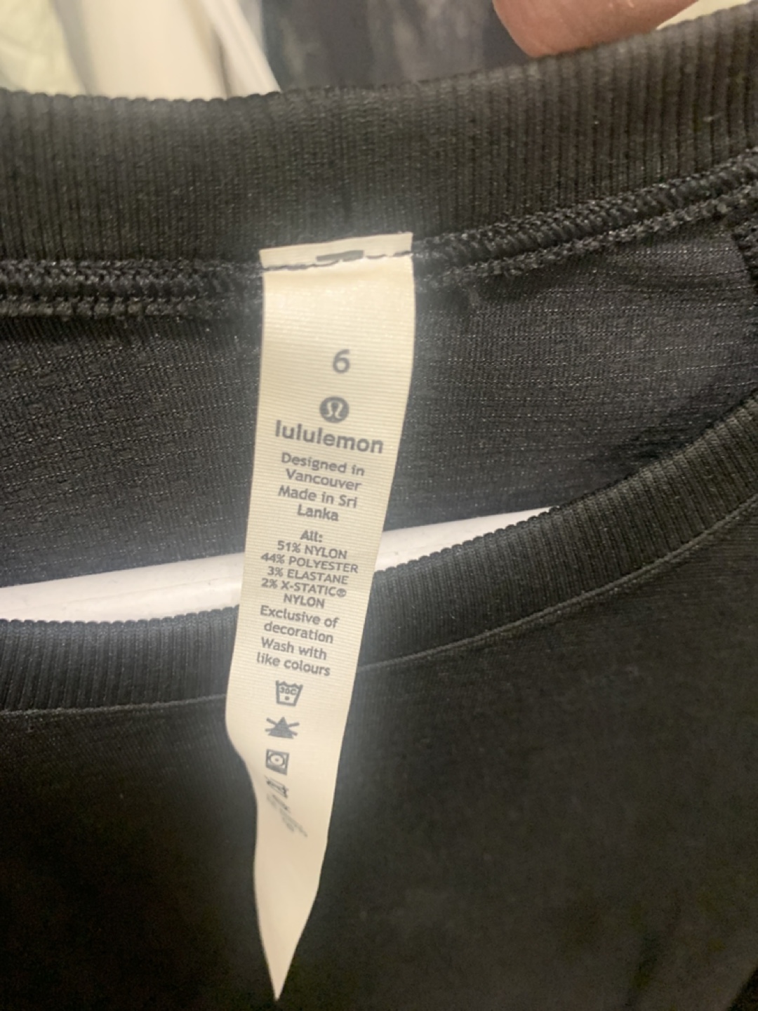 Lululemon Black Long Sleeve Shirt - Size 6 - photo 3
