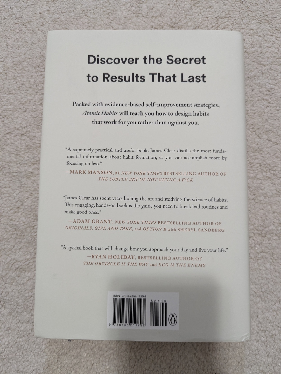 Atomic Habits by James Clear - Hardcover Book - photo 3