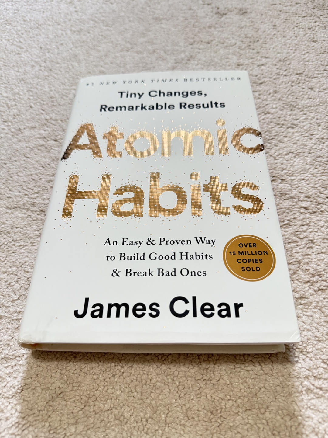 Atomic Habits by James Clear - Hardcover Book