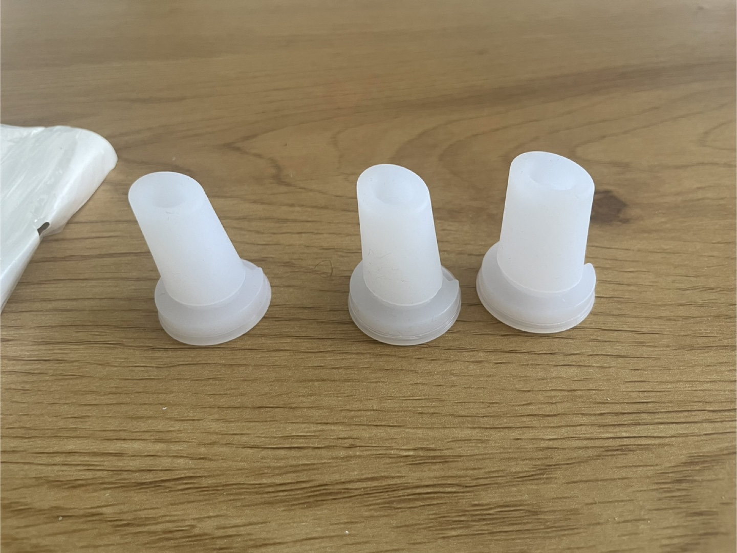 Three White Plastic Brita Replacement Valves