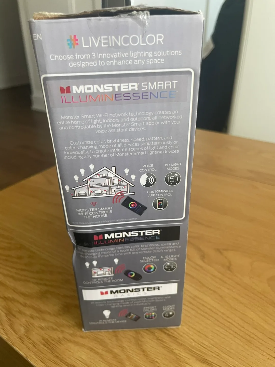 Monster Smart IlluminEssence 16.4ft Neon Smart LED Light Strip image indicator(2)