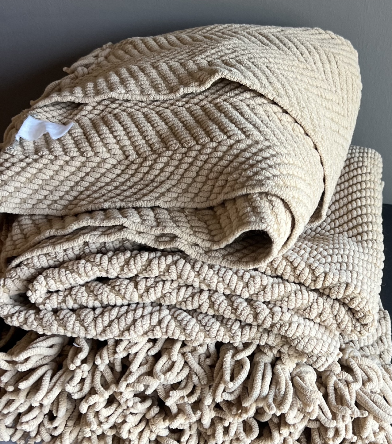 Pottery Barn Textured Throw Blanket🥕 - photo 5
