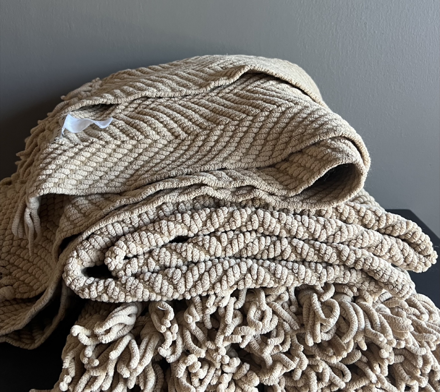 Pottery Barn Textured Throw Blanket🥕