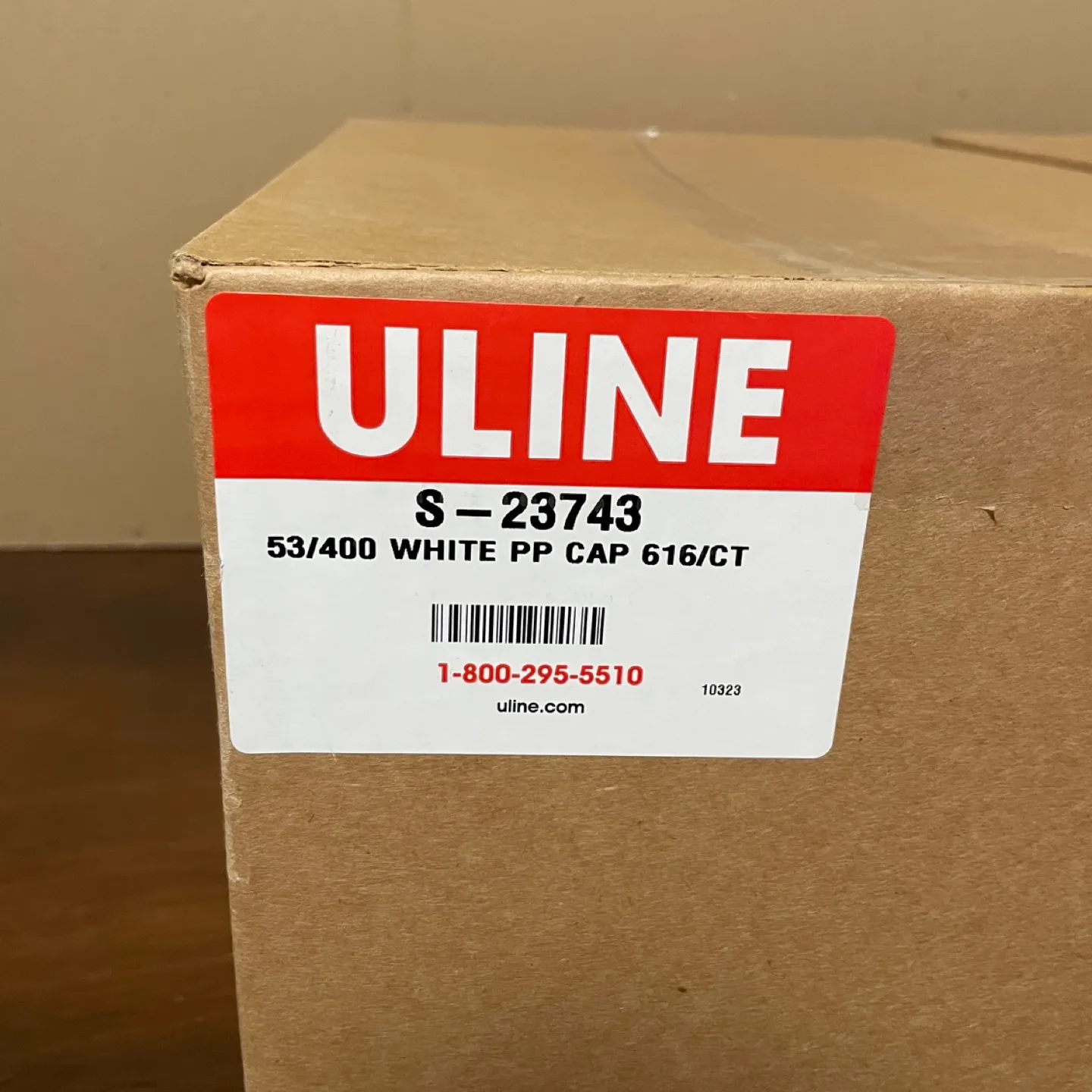 Uline 53/400 Ribbed Polypropylene Caps 1232 pcs. (2 boxes) image indicator(4)