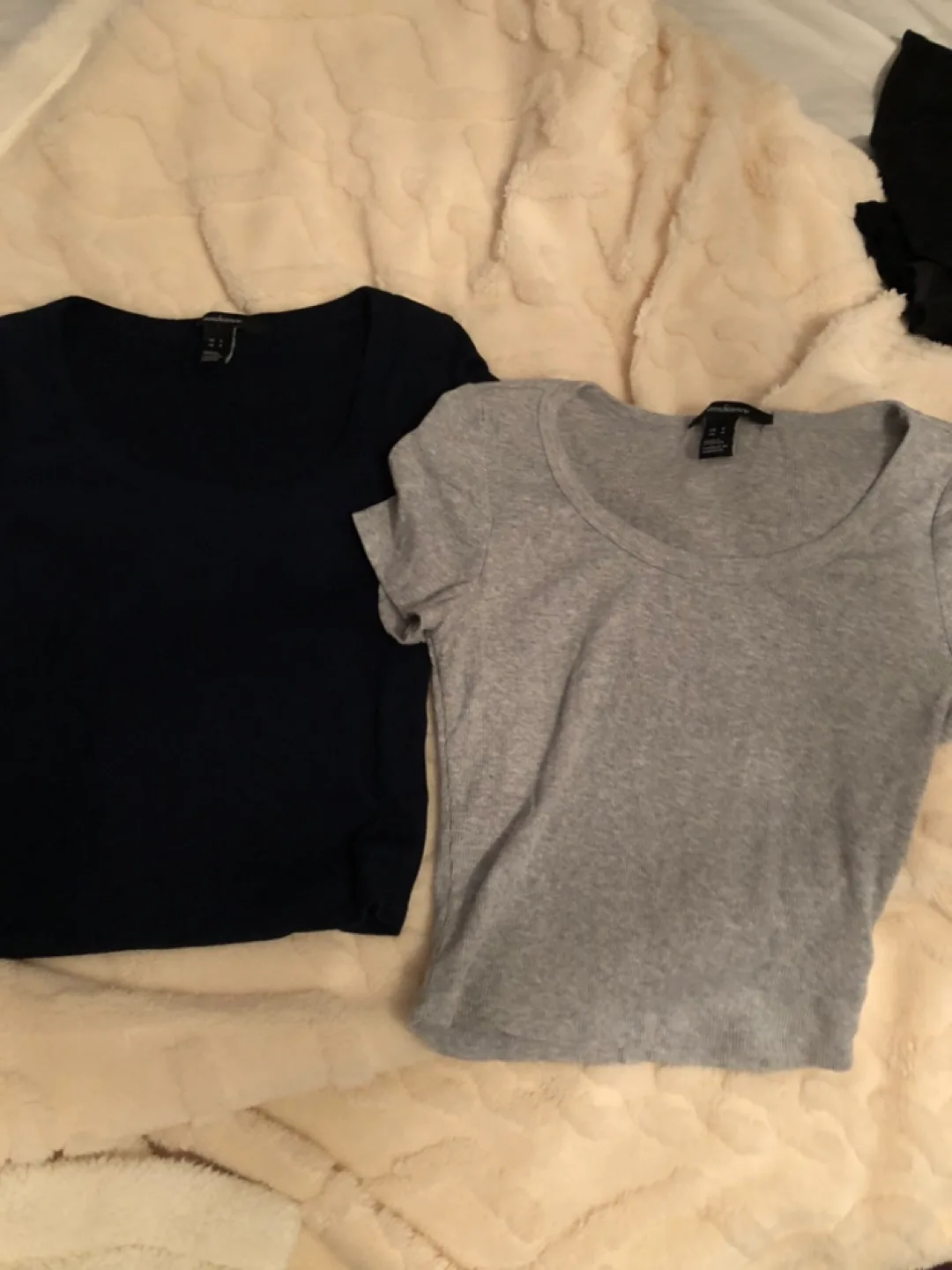Bundle of 2 Ribbed Scoop Neck T-Shirts thumbnail