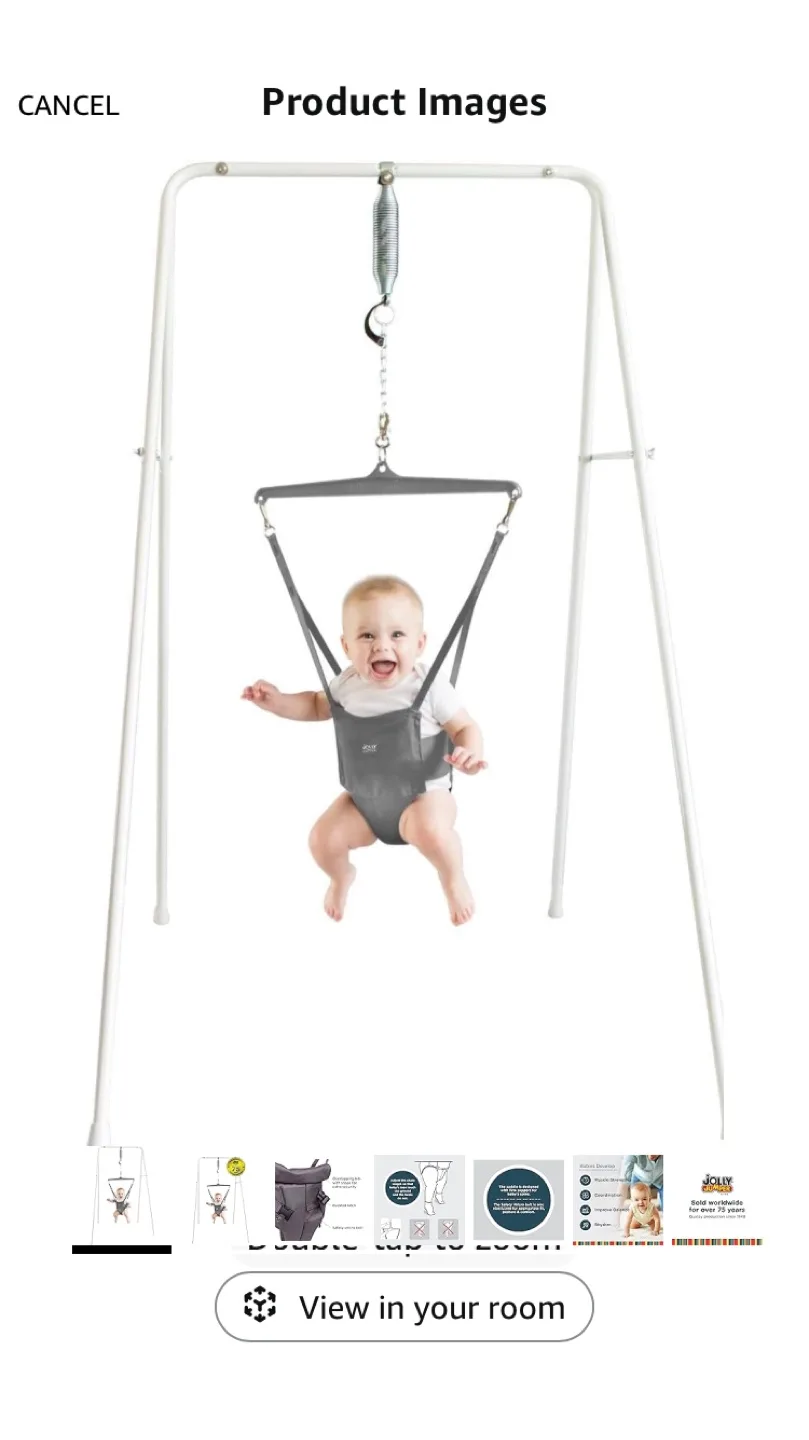 Jolly Jumper Baby Jumper - Black thumbnail