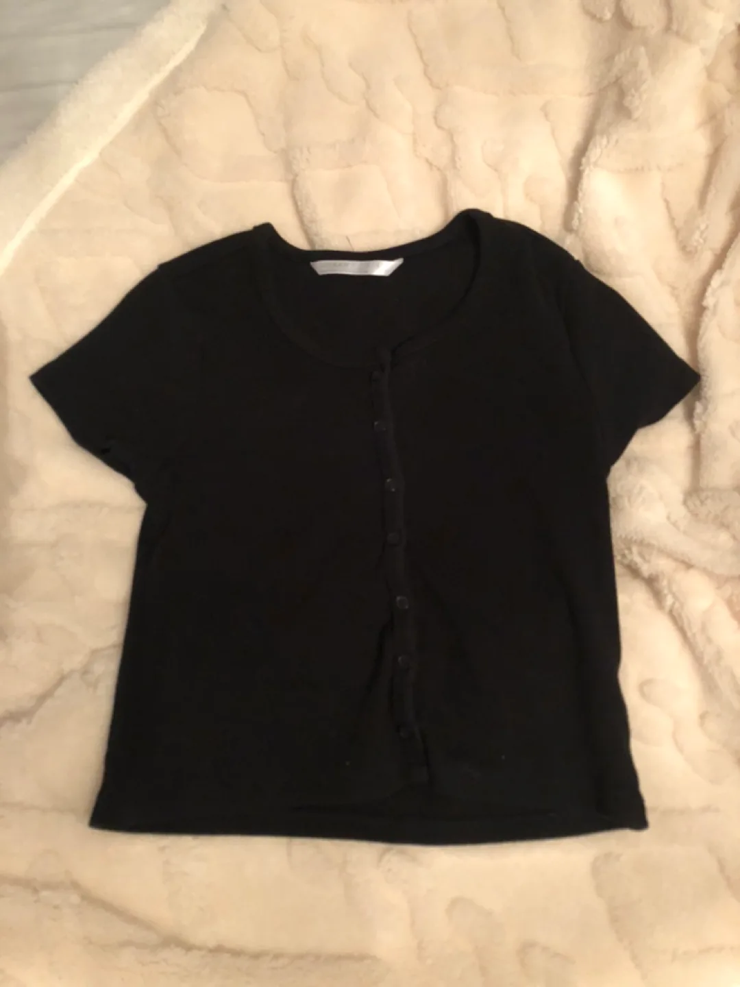 Urban Kids Black Button-Up Shirt - Size Large thumbnail