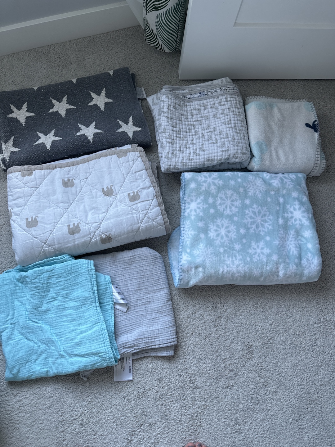 Baby Blankets - Bundle of 6