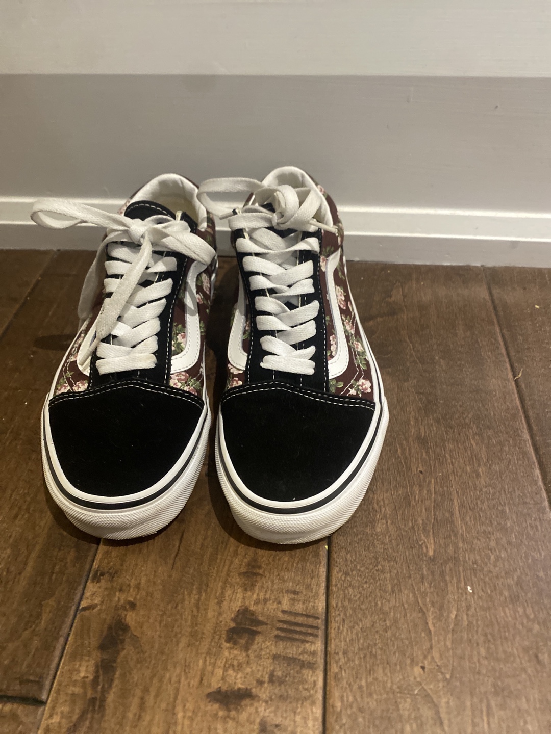 Vans Old Skool Floral Skate Shoes - Women's Size 7 - photo 2