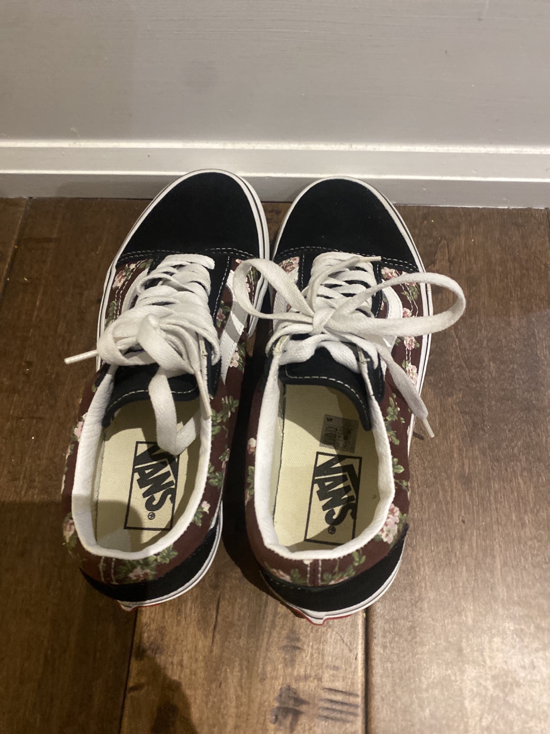 Vans Old Skool Floral Skate Shoes - Women's Size 7 - photo 5