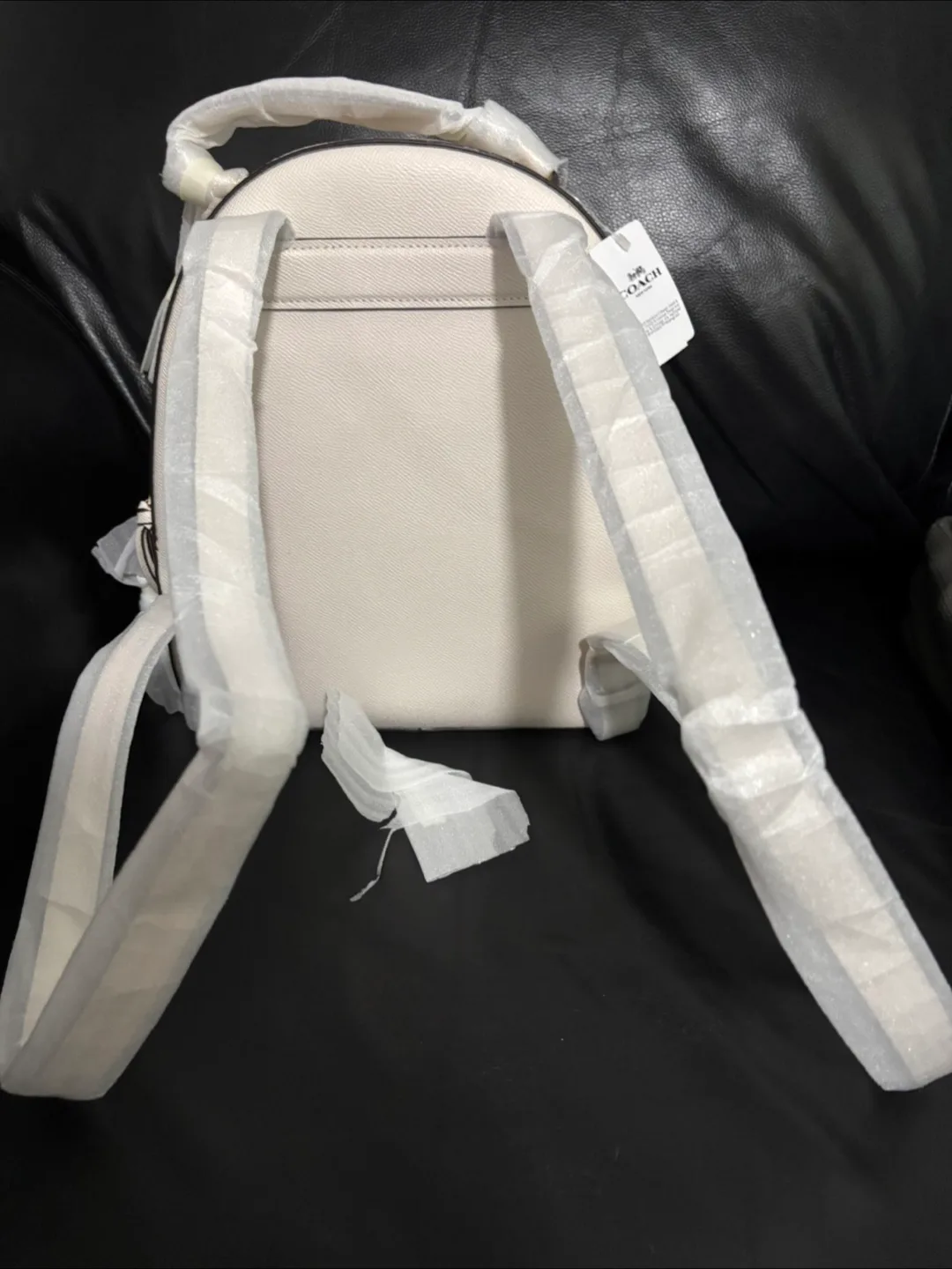 Coach Jordyn Backpack in Light Khaki/Chalk image indicator(2)